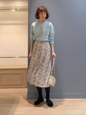 michiさん（レディース・160cm）の冬コーディネート