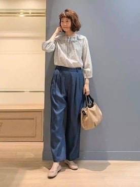 「SOUP（スープ）のアイテム」を使った、michiさん（レディース・160cm）の冬コーディネート