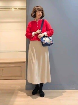 michiさん（レディース・160cm）の冬コーディネート