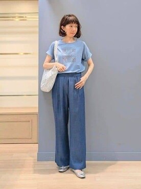 michiさん（レディース・160cm）の夏コーディネート