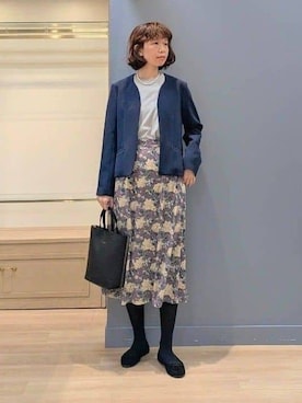 michiさん(レディース・160cm)の冬コーディネート
