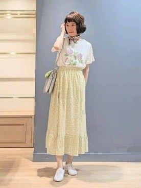 michiさん(レディース・160cm)の春コーディネート