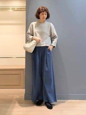 michiさん（レディース・160cm）の冬コーディネート