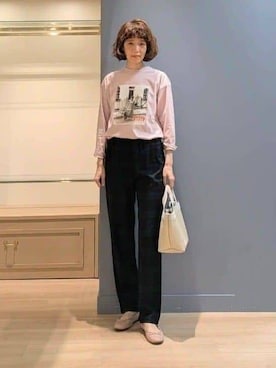 michiさん（レディース・160cm）の冬コーディネート