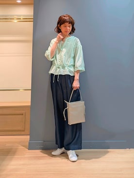 「SOUP（スープ）のアイテム」を使った、michiさん（レディース・160cm）の春コーディネート