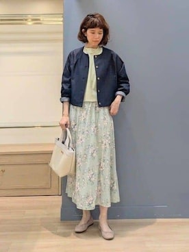 michiさん(レディース・160cm)の春コーディネート
