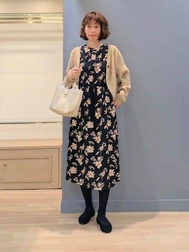 michiさん（レディース・160cm）の冬コーディネート