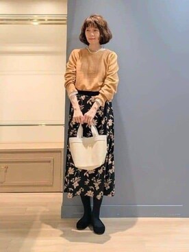 michiさん(レディース・160cm)の冬コーディネート