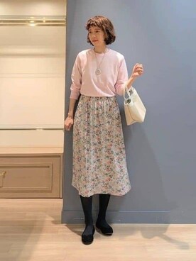 michiさん（レディース・160cm）の冬コーディネート
