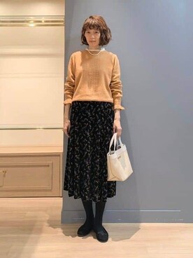 michiさん(レディース・160cm)の冬コーディネート