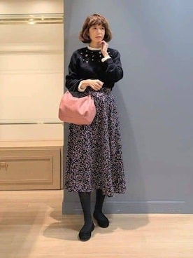 michiさん(レディース・160cm)の冬コーディネート