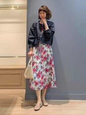 michiさん（レディース・160cm）の春コーディネート
