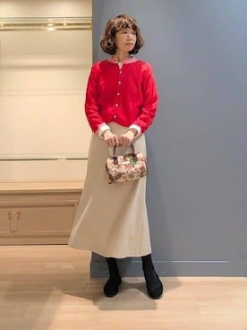 michiさん（レディース・160cm）の冬コーディネート