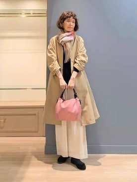 michiさん（レディース・160cm）の冬コーディネート