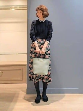 michiさん(レディース・160cm)の冬コーディネート