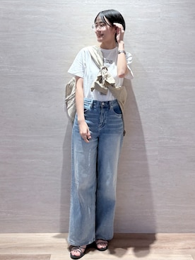 「たすき掛け」｜JIMAさん（レディース・160cm）の春コーディネート