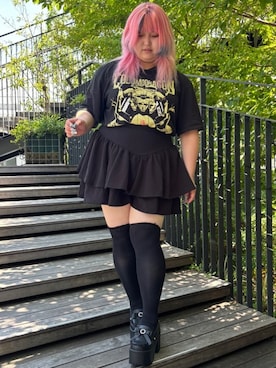 「cs T&P（シーエスティーアンドピー）のアイテム」を使った、𝓗𝓘𝓨𝓞さん（レディース・160cm）の夏コーディネート