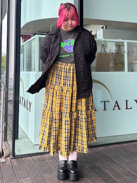 𝓗𝓘𝓨𝓞さん(レディース・160cm)の春コーディネート