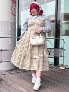 𝓗𝓘𝓨𝓞さん(レディース・160cm)の春コーディネート