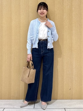 「esche（エッシュ）のアイテム」を使った、nanaさん（レディース・163cm）の春コーディネート
