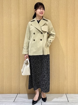 「cache cache（カシュ カシュ）のアイテム（財布）」を使った、nanaさん（レディース・163cm）の冬コーディネート