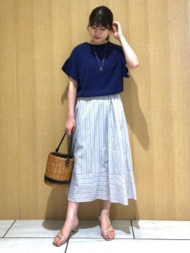 nanaさん（レディース・163cm）の夏コーディネート