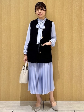 「UNTITLED（アンタイトル）のアイテム（ワンピース/ドレス）」を使った、nanaさん（レディース・163cm）の春コーディネート