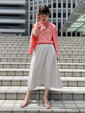 nanaさん（レディース・163cm）の夏コーディネート
