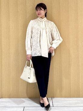 「cache cache（カシュ カシュ）のアイテム（財布）」を使った、nanaさん（レディース・163cm）の春コーディネート