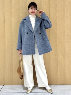 「UNTITLED（アンタイトル）のアイテム」を使った、nanaさん（レディース・163cm）の冬コーディネート