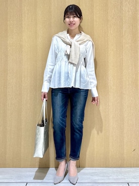 「tk.TAKEO KIKUCHI（ティーケータケオキクチ）のアイテム（ジャケット/アウター）」を使った、nanaさん（レディース・163cm）の冬コーディネート