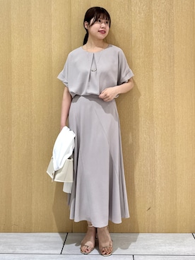 「UNTITLED（アンタイトル）のアイテム（シャツ/ブラウス）」を使った、nanaさん（レディース・163cm）の秋コーディネート