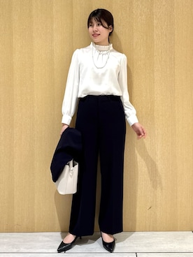 「cache cache（カシュ カシュ）のアイテム（財布）」を使った、nanaさん（レディース・163cm）の冬コーディネート