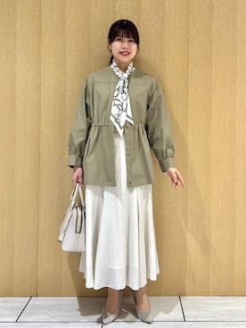 「SOUP（スープ）のアイテム（トップス）」を使った、nanaさん（レディース・163cm）の春コーディネート