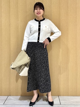 「cache cache（カシュ カシュ）のアイテム（財布）」を使った、nanaさん（レディース・163cm）の冬コーディネート