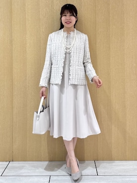 「UNTITLED（アンタイトル）のアイテム（ワンピース/ドレス）」を使った、nanaさん（レディース・163cm）の春コーディネート