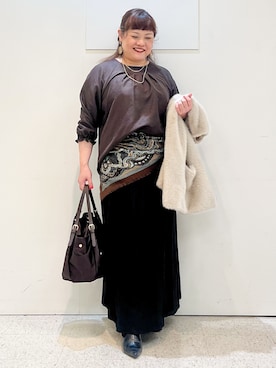 「Reflect（リフレクト）のアイテム」を使った、kimmyさん（レディース・153cm）の秋コーディネート