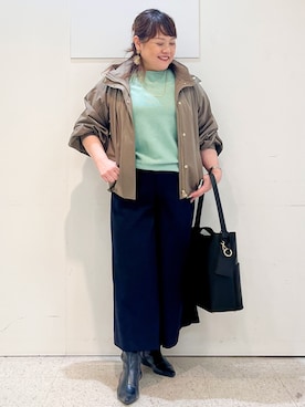 「Reflect（リフレクト）のアイテム（ブルゾン）」を使った、kimmyさん（レディース・153cm）の秋コーディネート