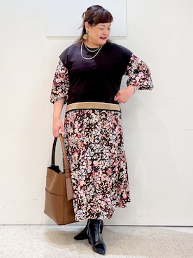 「Reflect（リフレクト）のアイテム」を使った、kimmyさん（レディース・153cm）の秋コーディネート
