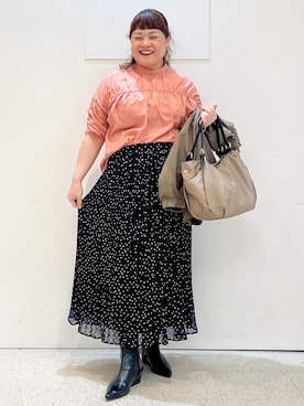 「Reflect（リフレクト）のアイテム」を使った、kimmyさん（レディース・153cm）の秋コーディネート
