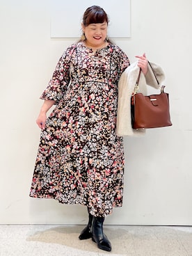 「Reflect（リフレクト）のアイテム（トップス）」を使った、kimmyさん（レディース・153cm）の秋コーディネート