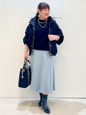 「50代コーデ」｜kimmyさん（レディース・153cm）の秋コーディネート