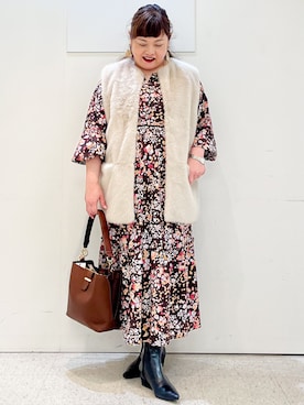 「Reflect（リフレクト）のアイテム」を使った、kimmyさん（レディース・153cm）の秋コーディネート