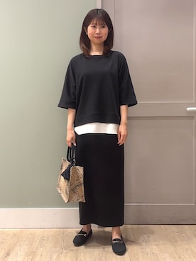 「grove（グローブ）のアイテム」を使った、しばみさん（レディース・157cm）の春コーディネート