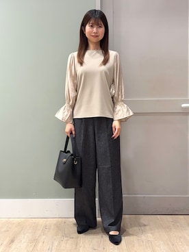 「grove（グローブ）のアイテム」を使った、しばみさん（レディース・157cm）の秋コーディネート