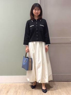 「grove（グローブ）のアイテム」を使った、しばみさん（レディース・157cm）の春コーディネート