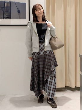 「COCUE（コキュ）のアイテム」を使った、なめさん（レディース・159cm）の春コーディネート