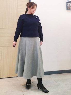 にゃみさん(レディース・159cm)の冬コーディネート