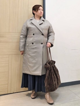 にゃみさん(レディース・159cm)の冬コーディネート