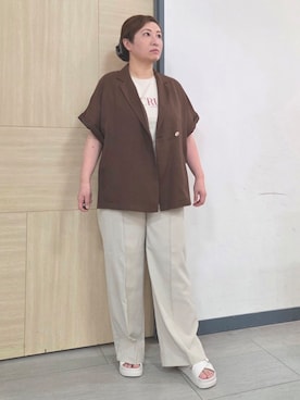 にゃみさん（レディース・159cm）の夏コーディネート